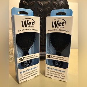 Wet Brush Mini Detangling Brush - Black (2 for $7)